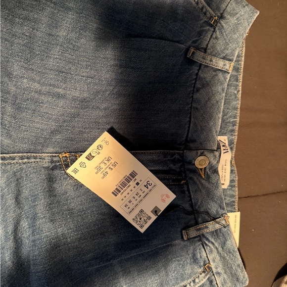 BN Zara Mid Rise Wide Leg Jeans - Picture 5 of 7